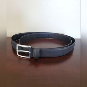 Men's Black Genuine Leather Dress/Casual Belt
